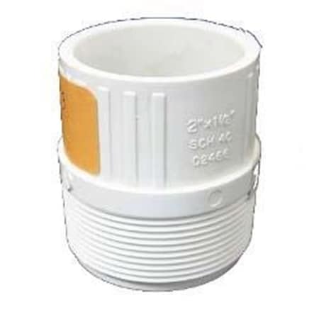 Dura Plastic Products 2 in. MPT x 1.5 in. Slip Male Reducing Adapter 436-251